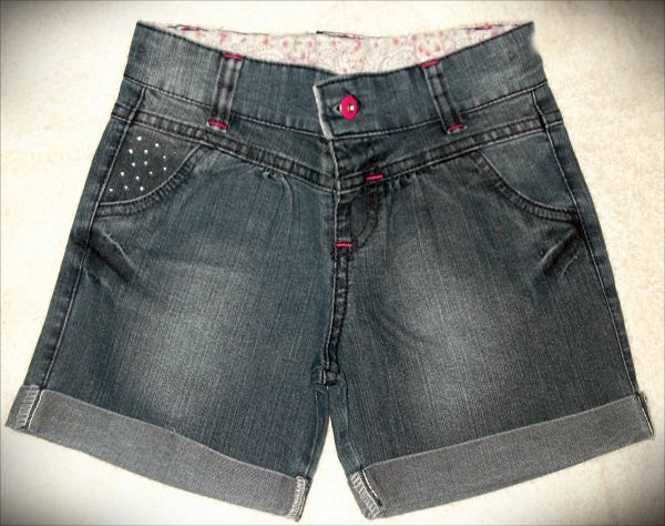 Bermuda Jeans Infantil Feminina - 216